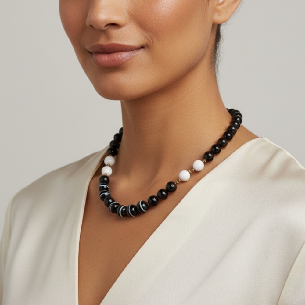 MICHAEL VALITUTTI Gems en Vogue Turquoise & Banded Agate Necklace